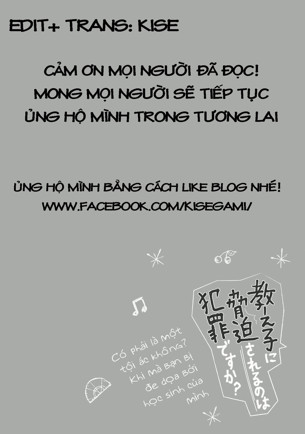 Có Phải Là Một Tội Ác Không? Khi Bị Đe Dọa Bởi Chính Học Sinh Của Bạn! - Chapter 3